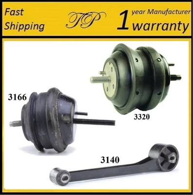 3 件装前后电机安装适用于 2006 - 2011 年 BUICK LUCERNE/凯迪拉克 DTS 4.6L — 第 1/4 张图片
