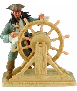 Lenox Disney Captain Jack Sparrow Pirates Of The Caribbean Steering Boat  - Picture 1 of 9