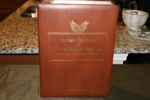 Golden Replicas of United States Stamps Surfaces 22K Gold 75 Stamps First Issue - Picture 1 of 24