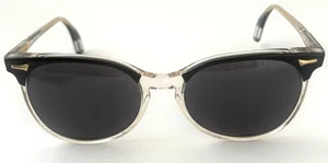 Gafas de sol vintage Stepstar Boston 5012/s años 70 negro/acetato de cristal EE. UU. - Imagen 1 de 7