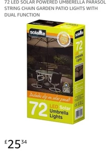 72 Solar Schirmleuchten - Bild 1 von 2