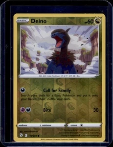 Deino SWSH07: Evolving Skies Pokemon #113/203 Reverse Holo NM+ - Picture 1 of 2