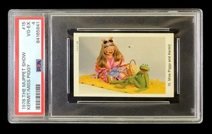 1978 muppet show #15 kermit the frog & miss piggy; 1st appearance rookie PSA 4 - Picture 1 of 3