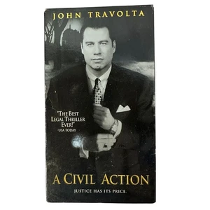 A Civil Action VHS John Travolta 1998 Legal Drama Touchstone Pictures PG-13 - Picture 1 of 9