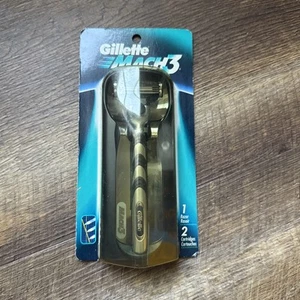 Original Gillette Mach 3 Razor Handle w/2 Cartridges 3 Blades - Picture 1 of 2