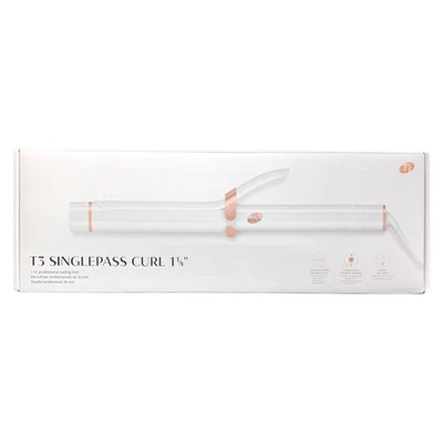 T3 SinglePass Curl 1.25" Professional Ceramic-Barrel Curling Iron - Image 1 of 2