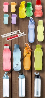 Tupperware EcoEasy u. II Premium Flaschen 310ml,500ml,750ml,2L Strohhalmbürste❤️ - Bild 1 von 2