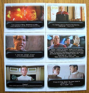 Quotable Star Trek Movies Basic Trading Card Set - Picture 1 of 1