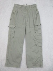 Abercrombie & Fitch Womens Cargo Pants 12 Green Carpenter Utility Outdoor Gorp - Picture 1 of 19