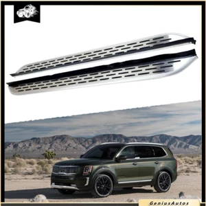 Running Boards Side Steps Nerf Bars Pedal Fits For KIA Telluride 2019-2024 - Imagen 1 de 15