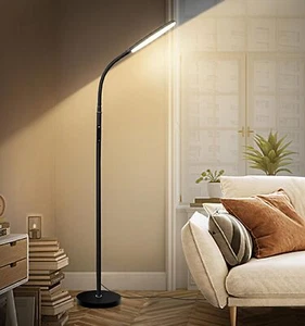 Stehlampe LED Stehleuchte 360° Leselampe Berühren Bodenlampe 140cm Standleuchte - Bild 1 von 17