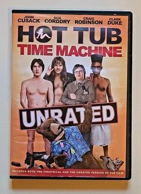 Hot Tub Time Machine DVD Unrated Clark Duke Comedy R Widescreen  - Image 1 of 3