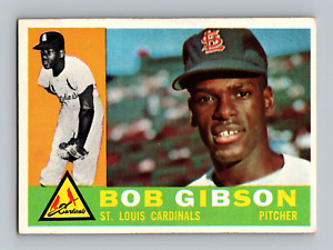 1960 Topps #73 Bob Gibson EX-EXMT St. Louis Cardinals HOF Baseball Card