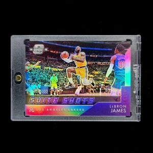 Lebron James 🪙 2021-22 NBA Contenders Optic Suite Shots Silver Prizm Holo SP #7 - Picture 1 of 2