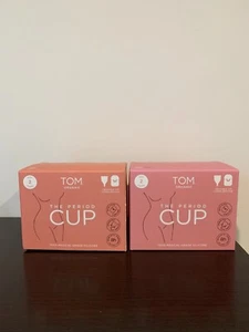 TOM Organic The Period Cup Menstrual Cup (Size 2 - Super); 2 PACKS - Picture 1 of 1