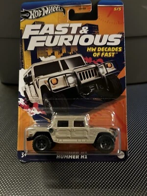 HOT WHEELS Fast And Furious Hummer H1 Hw Decades Of Fast 1:64 NEW COMBINE POST - Image 1 of 3