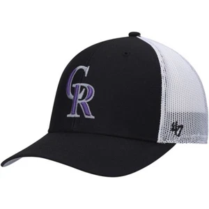 Sombrero de camionero ajustable con logotipo principal de los Colorado Rockies '47 - Imagen 1 de 5