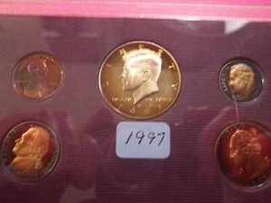 Schön getönter 1997 "S" Proof Set (TPS43.1) - Bild 1 von 2