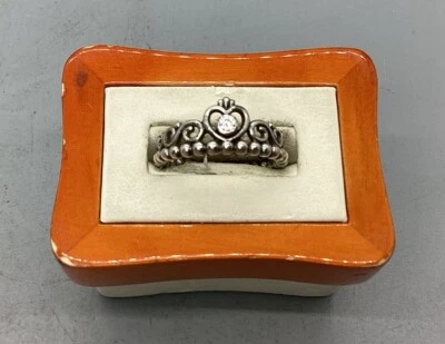 Anillo Pandora My Princess Tiara Plata Esterlina Circonita cúbica - Talla 8 Foto 1 de 4