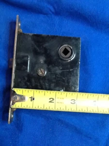MORTISE DOOR LOCK 5.25 X 3.25" SOLID BRASS PLATE W/ STEEL CASE (NO KEY) 060224G - Picture 1 of 7