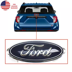 for 2020- 2024 Ford Explorer rear trunk liftgate emblem logo chrome OEM - Bild 1 von 3