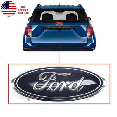 Ford Explorer 2020-2024 maletero trasero puerta levadiza emblema logotipo cromo OEM Foto 1 de 3