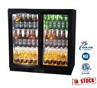 NEW Commercial Back Bar Cooler Refrigerator 2 Glass Door L35 x D20 x H35 NSF ETL