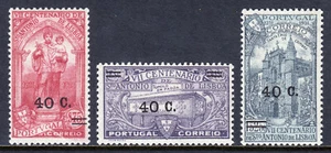 PORTUGAL — SCOTT 546/548 — 1933 SAN ANTÓNIO DE PADUA RECARGOS — MH — SCV $60 - Imagen 1 de 2