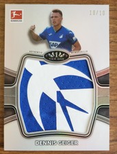 Topps Tier One Bundesliga Dennis Geiger Prodigious Patch 10/10 TSG Hoffenheim