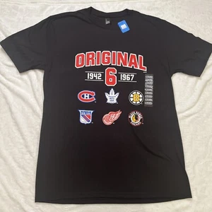 Camiseta de hockey de la NHL original 6 Six 1942 1967 talla M para hombre manga corta grande nueva con etiquetas - Imagen 1 de 17