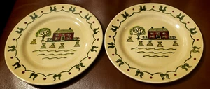 2er Set Metlox Poppytrail HOMESTEAD PROVINCIAL* 7 1/2" SALATTELLER FRM04B - Bild 1 von 7
