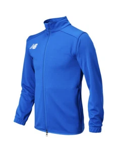 Nueva con etiquetas Chaqueta Activa New Balance NIÑOS JÓVENES Tejida de Entrenamiento con Cremallera Completa AZUL M L XL - Imagen 1 de 7
