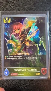 Shadowed Assassin FOIL BP01-029EN M PF Shadowverse Evolve Series - Picture 1 of 2