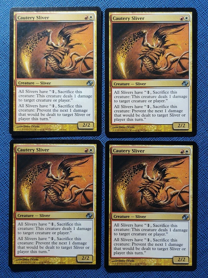 MTG 4x Cautery Sliver x4 LP Planar Chaos Magic Playset - Image 1 of 1