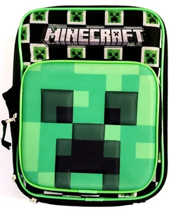 MINECRAFT Lunchbox Kinder Videospiel Brotzeittasche Isoliertasche Schule Geschenk - NEU - Bild 1 von 3