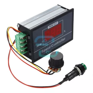 DC 6V 12V 24V 48V 60V 30A Digital LED Display PWM Motor Speed Controller - Picture 1 of 6