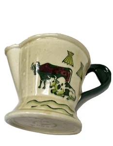 Vintage mid century western cattle pottery Poppytrail by Metlox pitcher creamer - Picture 1 of 12
