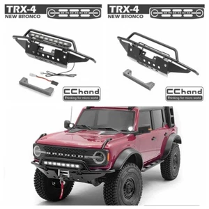 CChand Front Bumper Guard Protection for TRX4 BRONCO TUBE 1/10 RC CAR TOY - Picture 1 of 3