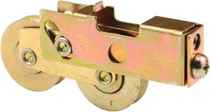 Prime-Line D 1988 1-1/2 In, Tandem Steel Roller Assembly with Ball Bearing, Plai - Picture 1 of 12