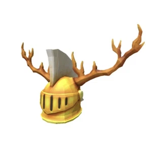 ROBLOX Action Series Rare Golden Corrupted Knight Helmet (Code Only, No Figure) - Bild 1 von 1