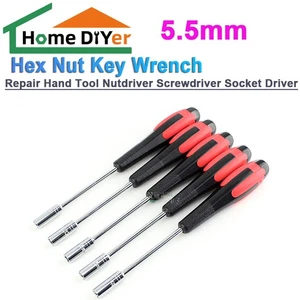 Repair Hand Tool 5.5mm Hex Nut Key Wrench Nutdriver Screwdriver Socket Driver - Picture 1 of 11