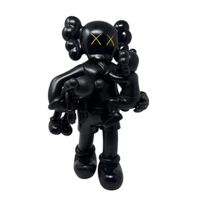 KAWS Clean Slate Black 2018 Vinyl Brand Street Pop Art Kids Parent Dad RARE 15" - Picture 1 of 5