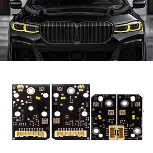 For BMW 7'G11 G12 2019-2022 Headlight Yellow Angel Eye DRL LED Boards US-Spec HC - Picture 1 of 3