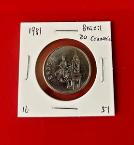 Brasilien 20 Cruzeiros Münze 1981 - schöne Weltmünze!!! - Bild 1 von 2