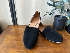 Zapatos planos sin cordones de gamuza negros L'Amour Des Pieds Yemina para mujer talla 6,5 - Imagen 1 de 7