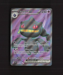 Banette ex 229/198 Scarlet & Violet Full Art Ultra Rare Holo Pokemon Card NM - Picture 1 of 10