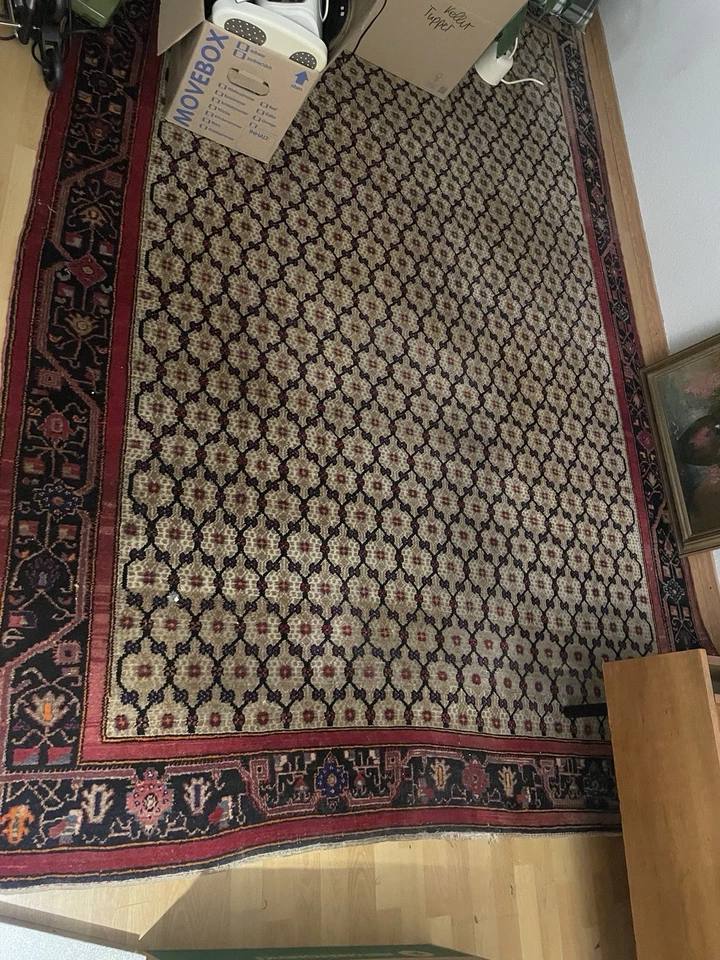 Antik Wunderschöne handgeknüpfter Perserteppich ? 337 x 213 cm - Bild 1 von 4