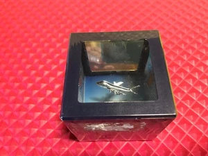 1989 Tenyo Invisible Savings Bank Airplane Art Bank Artistic Coin Box New Sealed - Picture 1 of 14