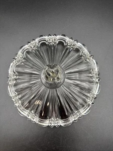 VTG Anchor Hocking Spiderweb Old Cafe Candy Dish Replacement LID ONLY - Picture 1 of 10