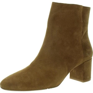 Bruno Magli Womens Jenny Brown Suede V Booties Shoes 10 Medium (B,M) BHFO 9796 - Picture 1 of 3